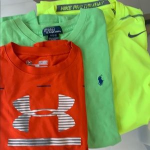 BUNDLE - 3 BOYS sporty T-Shirts SIZE 10 / M
